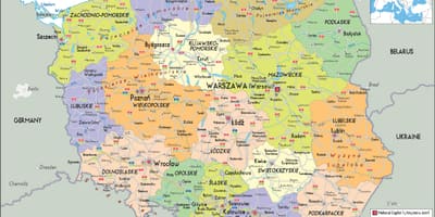 Polen und umliegenden Ländern anzeigen